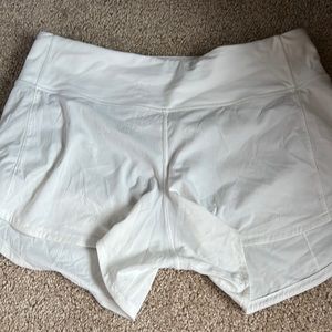 White lululemon speed ups